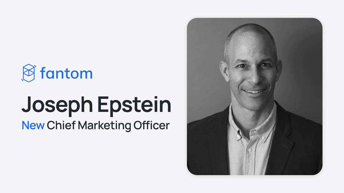 Joseph Epstein — New Chief Marketing Officer at Fantom Foundation