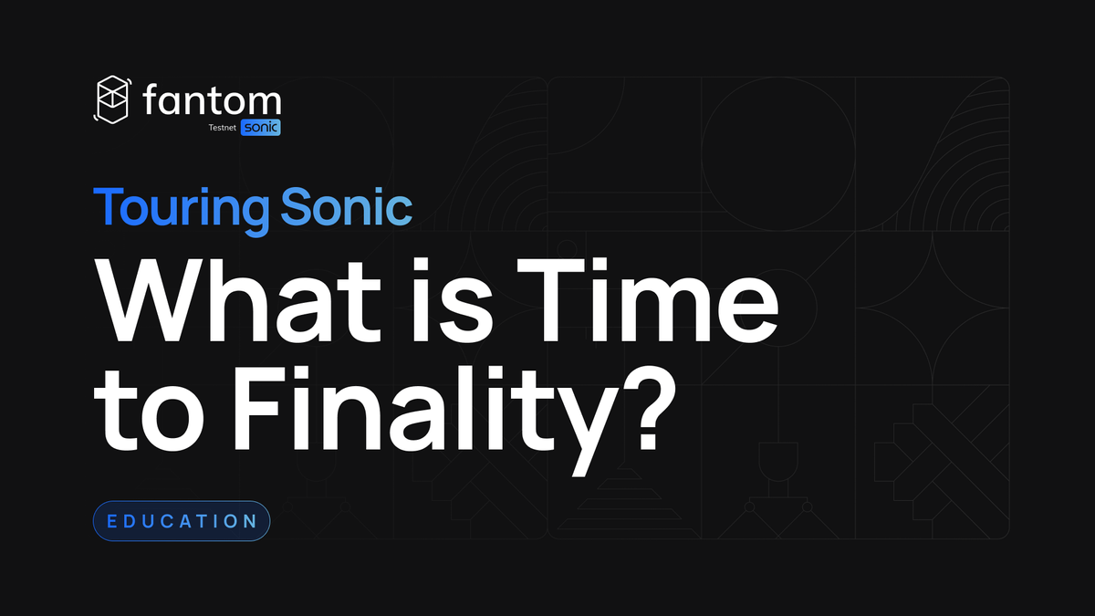 Touring Sonic — What is Time to Finality?