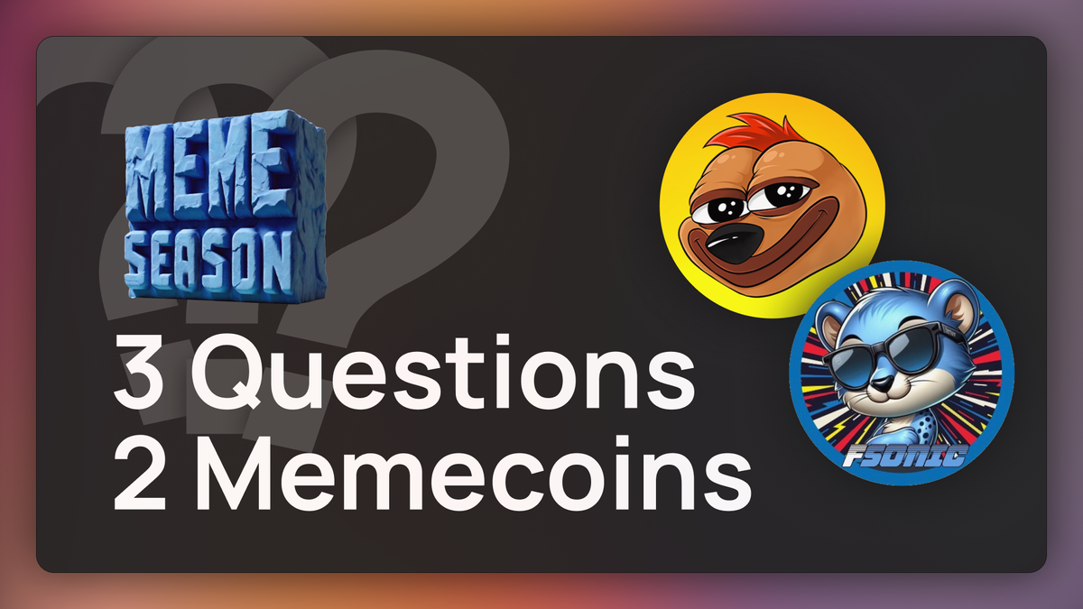 3 Questions, 2 Memecoins (Round 3) — Meme Season