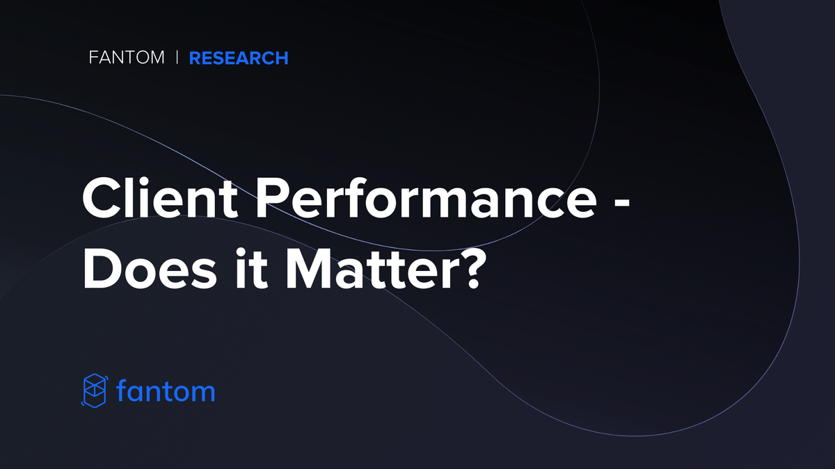 Client Performance - Does it Matter?