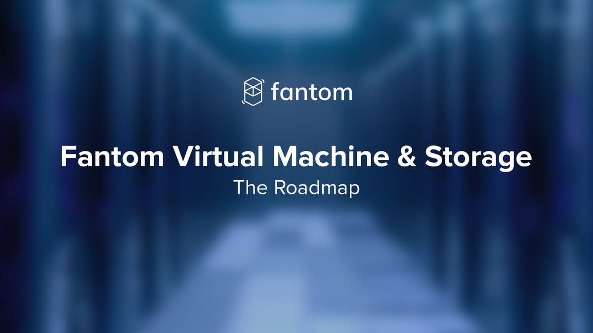 Fantom Virtual Machine & Storage: The Roadmap