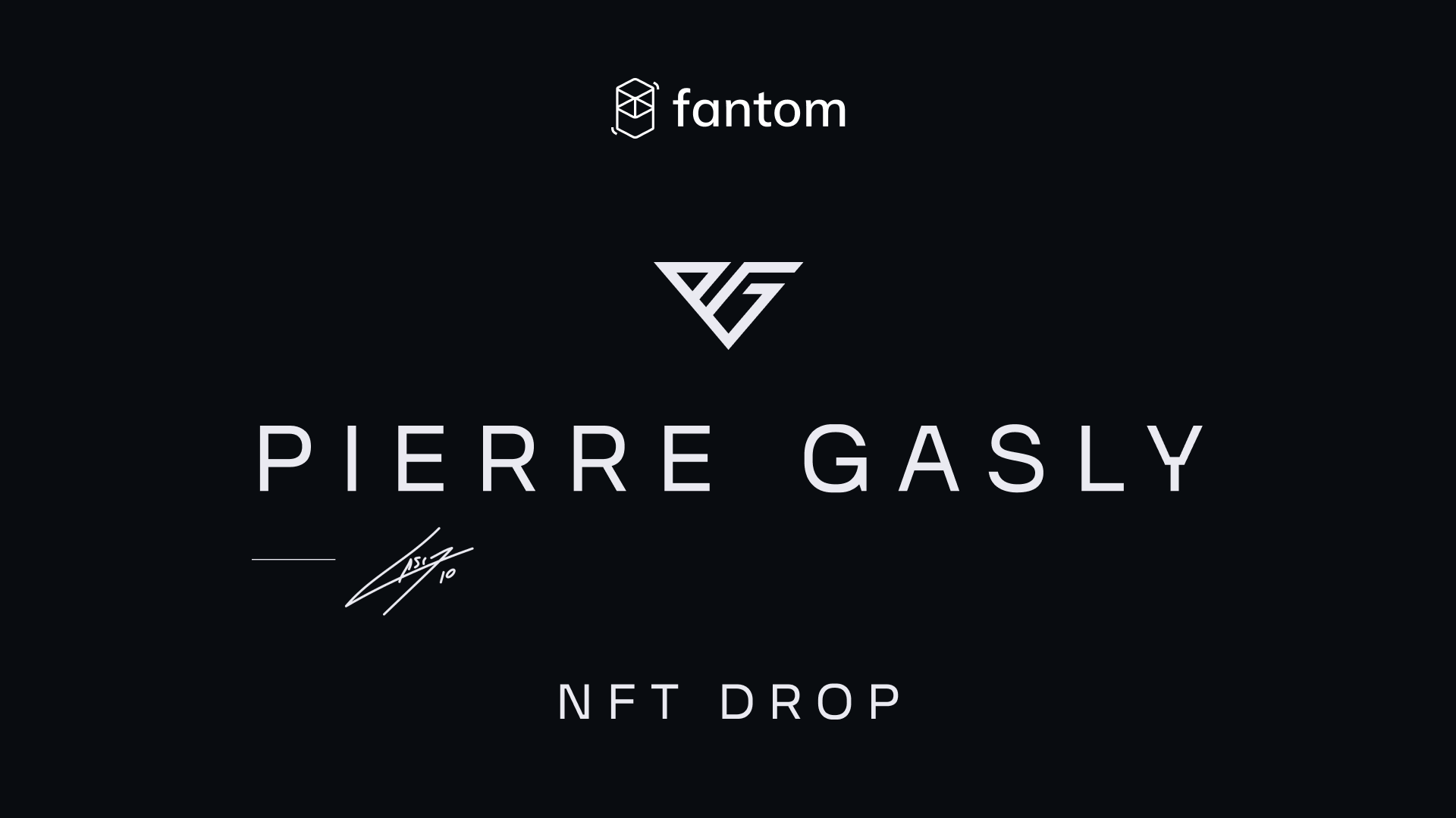 F1™ driver Pierre Gasly ready to drop exclusive NFTs on Artion