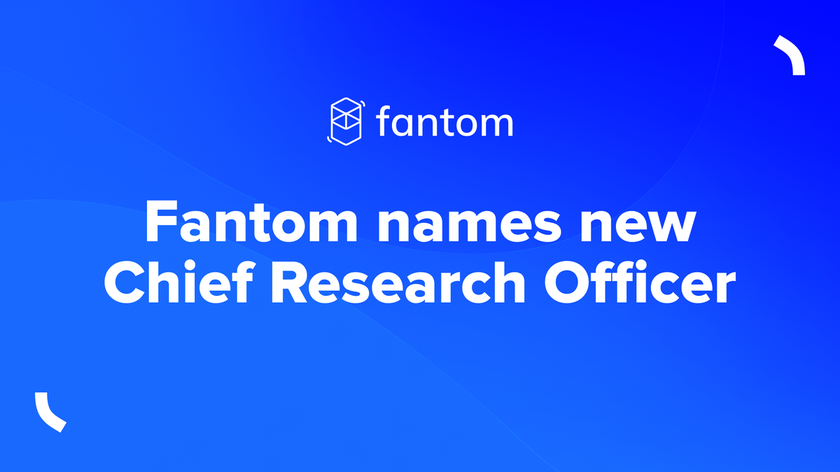 Fantom names new Chief Research Officer
