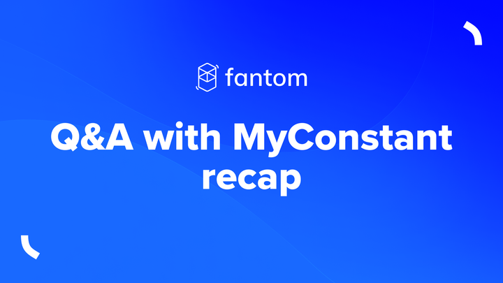 Q&A with MyConstant recap