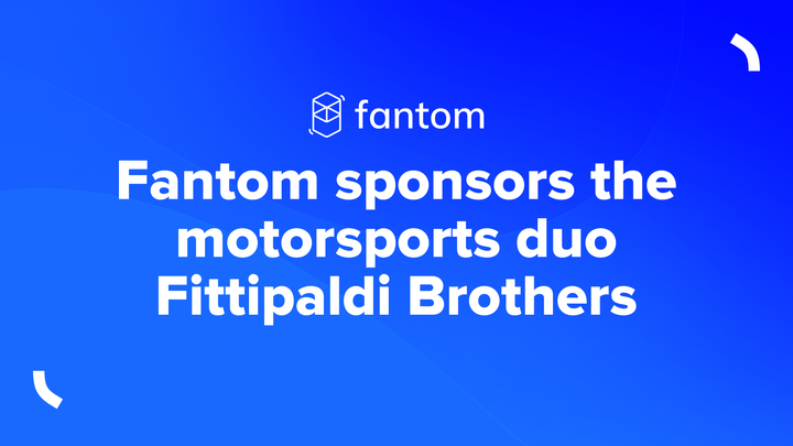 Fantom sponsors the motorsports duo Fittipaldi Brothers